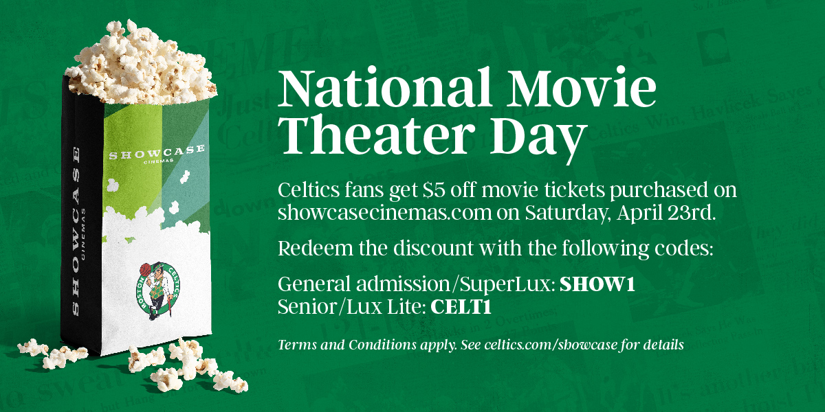Boston Celtics on Twitter "Celebrate National Movie Theater Day