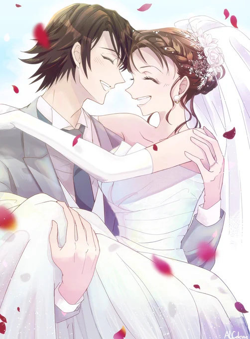 緋色の弾丸地上波おめでとう~㊗️🎉✨
羽由美のウェディングも見たいよ 
