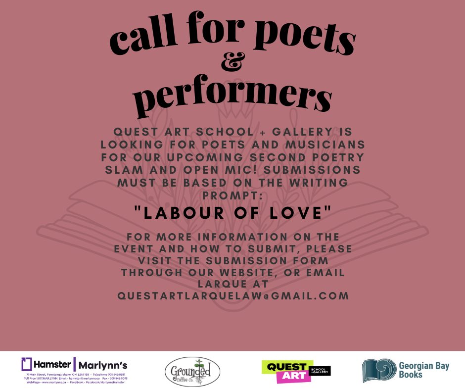 CALL FOR POETS! 
Hey everyone! After the success of the first slam, we’re hosting yet another for May 13th! Deadline to submit is MAY 10th! See the poster below!
Link to the submission form in our bio!