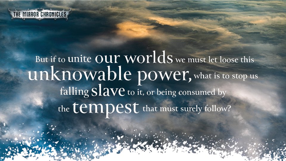 Another glimpse beyond the great divide… an epigram from The Last Night, book 3 of #themirrorchronicles #epicfantasy #middlegrade <a href="/HarperCollinsCh/">HarperCollins Children's Books</a>