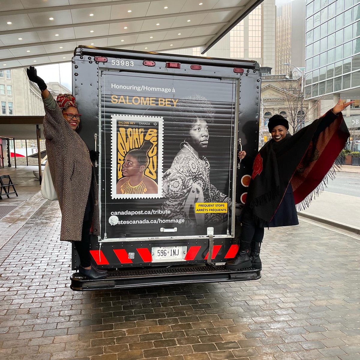 S A T E (@stateofsate) on Twitter photo Yesterday <a href="/canadapostcorp/">Canada Post</a> unveiled a commemorative stamp honour the life and work of my mother, <a href="/RealSalomeBey/">Salome Bey</a> — it was an incredibly moving and surreal day. Thank you to everyone at Canada Post, Minister <a href="/MarciIen/">Marci Ien</a> for the beautiful words, everyone in attendance. Just WOOOOW. Yesterday <a href="/canadapostcorp/">Canada Post</a> unveiled a commemorative stamp honour the life and work of my mother, <a href="/RealSalomeBey/">Salome Bey</a> — it was an incredibly moving and surreal day. Thank you to everyone at Canada Post, Minister <a href="/MarciIen/">Marci Ien</a> for the beautiful words, everyone in attendance. Just WOOOOW.