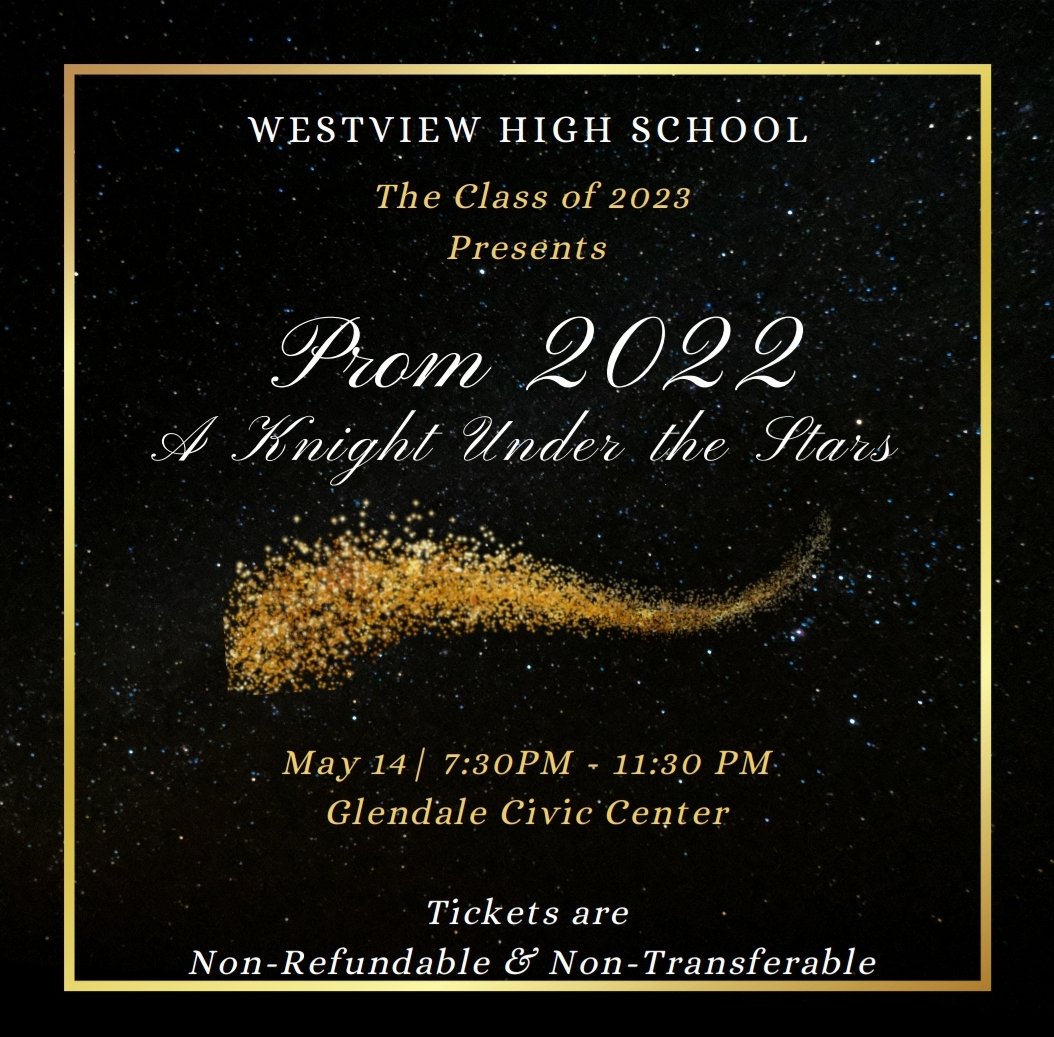 westviewstugo's tweet photo. Be sure to get your ticket today before they go up next week. Tickets on sale at the bookstore during both lunches only. No after school sales on Friday. https://t.co/2ESMvhMJaU