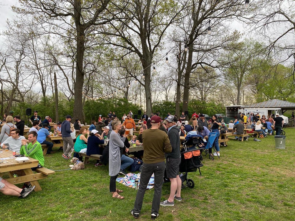 TODAY we’re back at Shelby Park for our Beer Garden Pop-up Series! Join us at the Riverview Pavilion from 2-8pm for music, beer, food, games, and fun for the whole fam 🙌