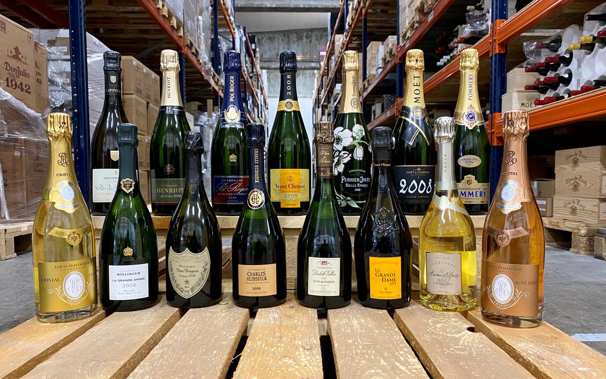 Some Sundays deserve Champagne! Here is a fine selection from the glorious 2008 vintage lined up for you!