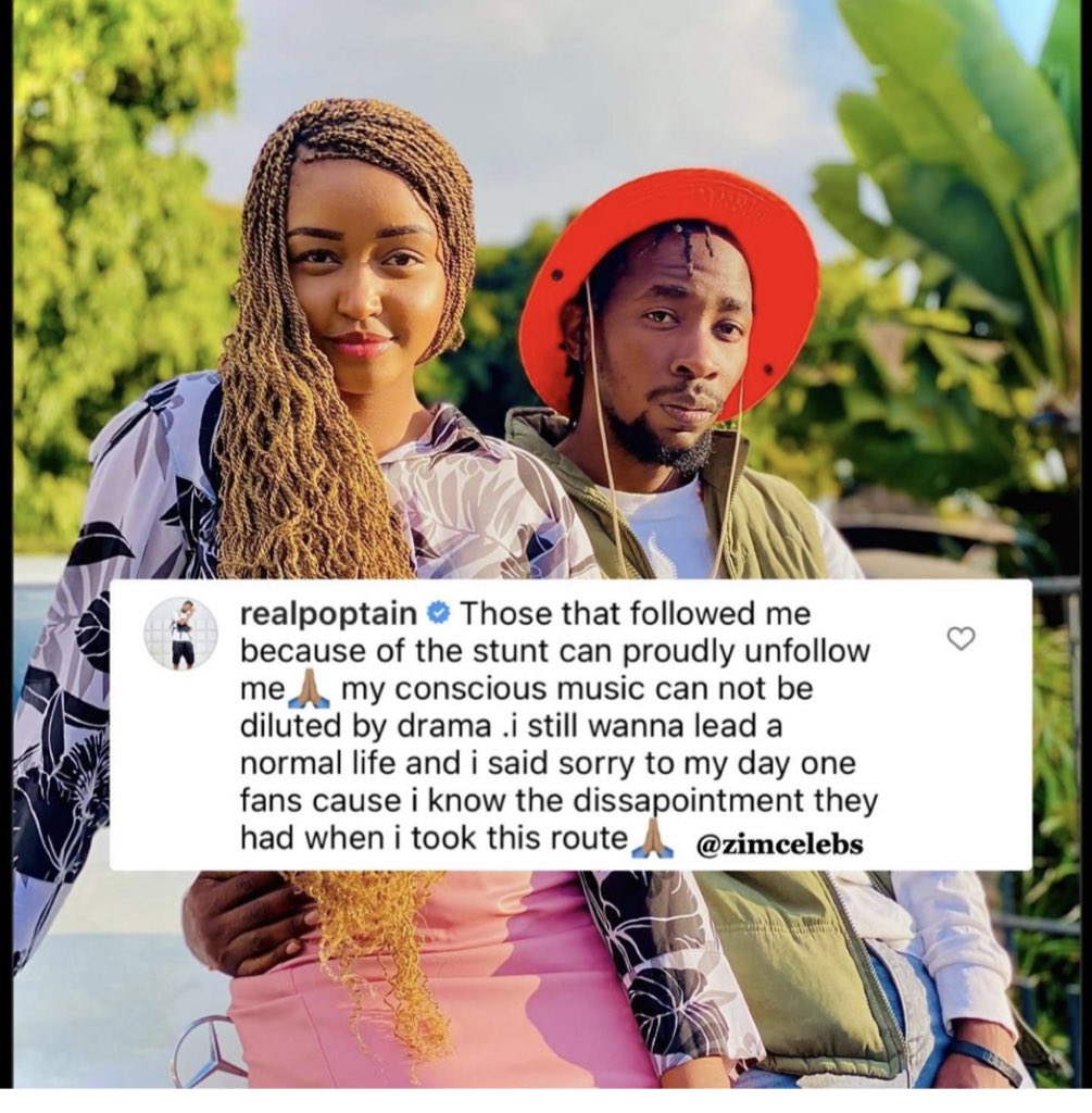zimcelebs1's tweet photo. #ZCScandals : Poptain speaks https://t.co/3KQnscDDyB