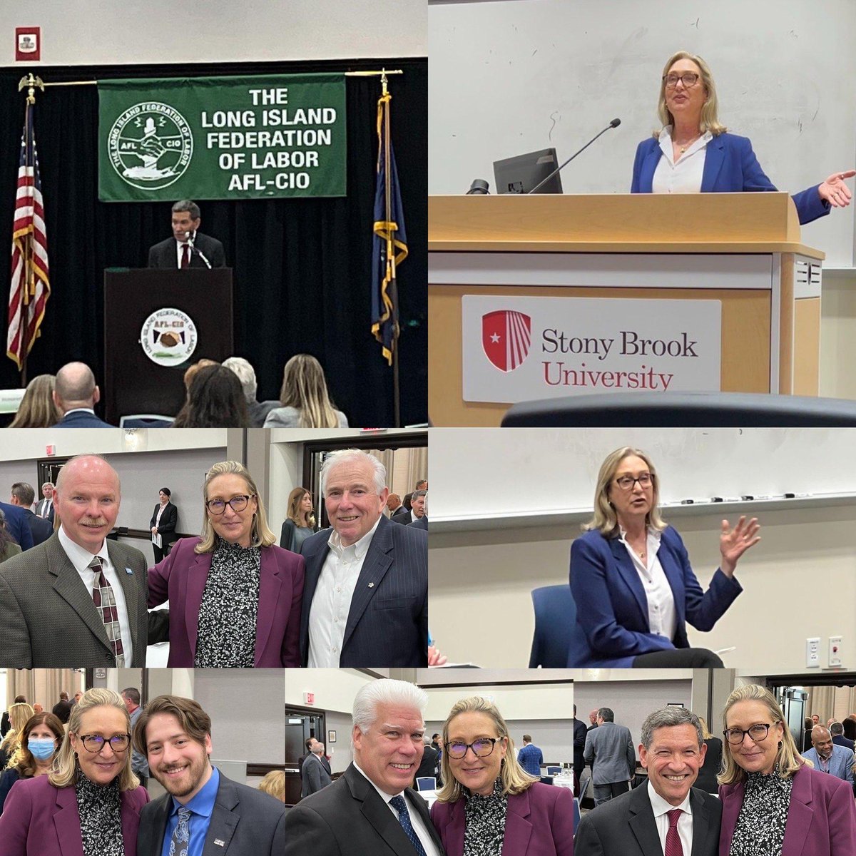 We have had a busy week so far! From a tour of <a href="/MDistilling/">MatchbookDistilling</a> in Greenport to a forum with the <a href="/StonyBrookDems/">Stony Brook Dems</a> to the <a href="/LIFEDofLABOR/">L.I. FED of Labor</a> dinner to honor great labor leaders like Roger Clayman #NY01