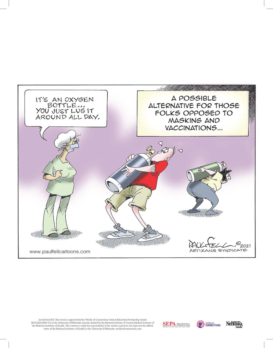 Good morning and happy Friday! Part 1 of 2 of today’s #COVID19vaccine posters were created by Kerry Eddy and Paul Fell. They are on display with the other posters from this week at Nebraska’s Capitol building in Lincoln through Sunday, April 24.

#WorldsOfConnections #NIHsepa