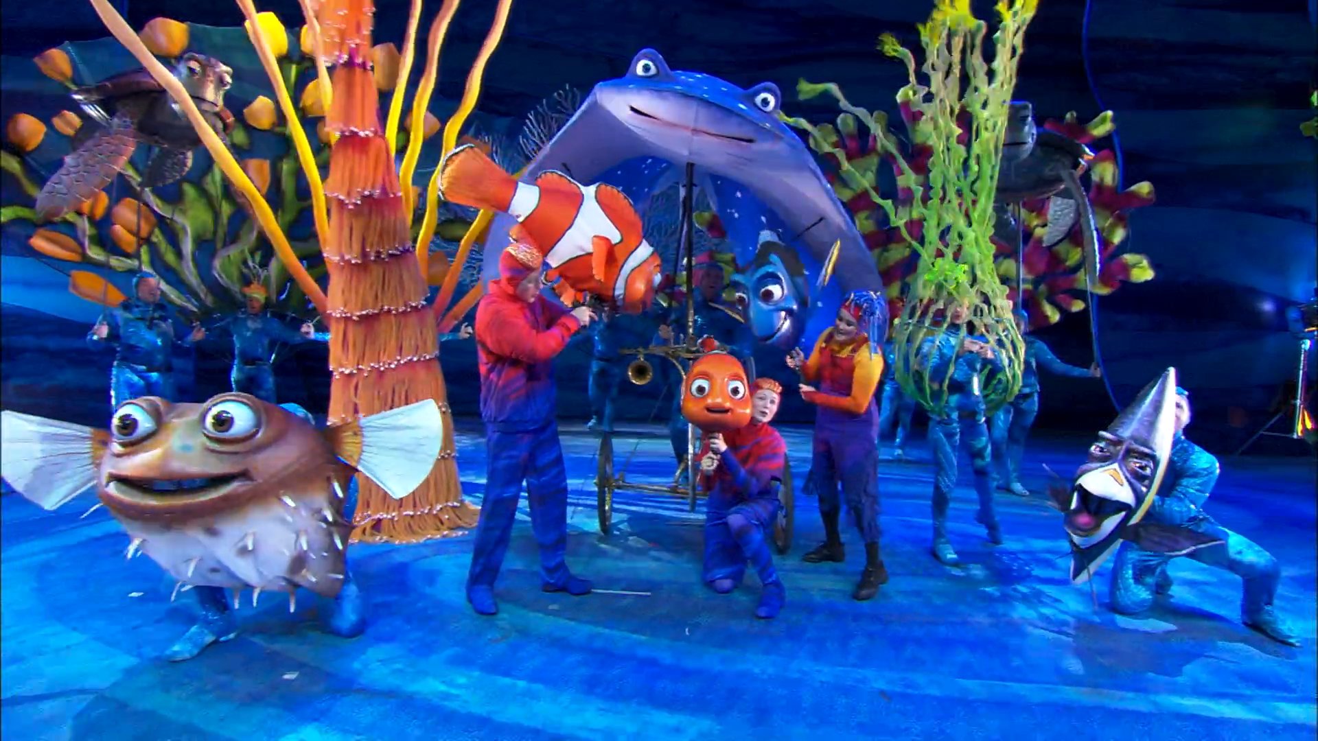 Disney Parks Climb Aboard Explorers And Hold On Tight Because The Reimagined Show Finding Nemo The Big Blue And Beyond Opens This Summer At Disney S Animal Kingdom Here S A