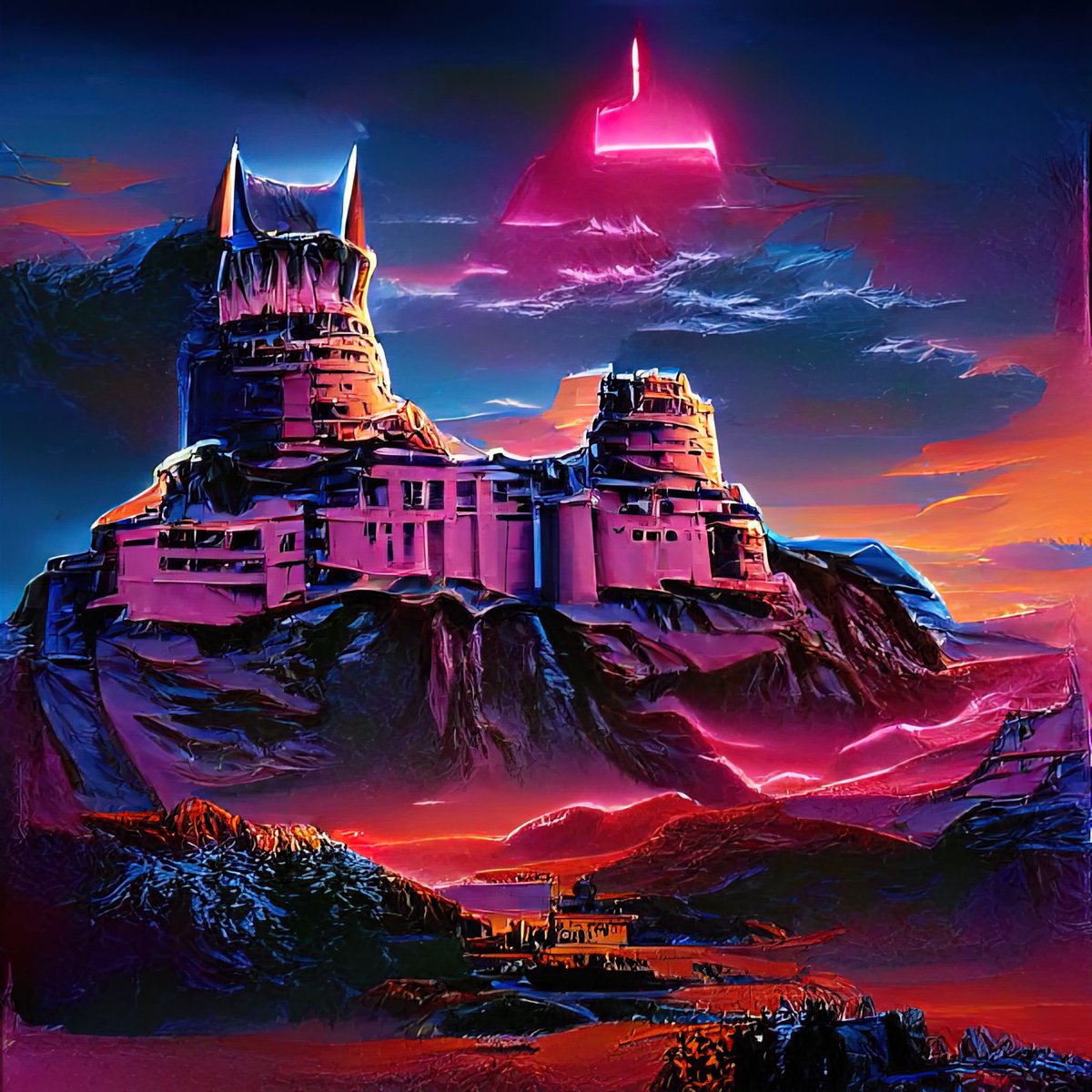 sbeaumont1975's tweet photo. @DystopSpacedout I love my result of last month’s 80s synthwave prompt and stoked that @dystopAI_NFT included it in the monthly morph showdown competition. Can’t wait for next month! https://t.co/mj1hPt4tNA
