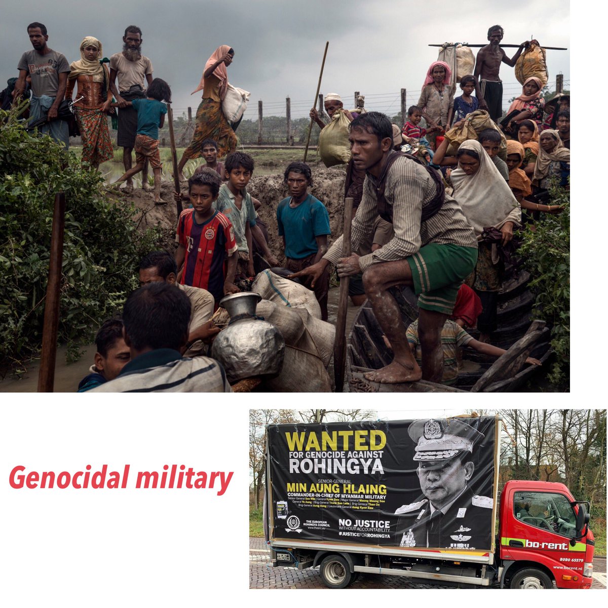 Myanmar is one of the countries that genocide is widely happening-towards Rohingya in2019&amp; citizens in 2021&amp;2022, both by the military junta. In this genocide awareness month, we strongly wish that all forms of genocide end deliberately. #GenocidalMilitary