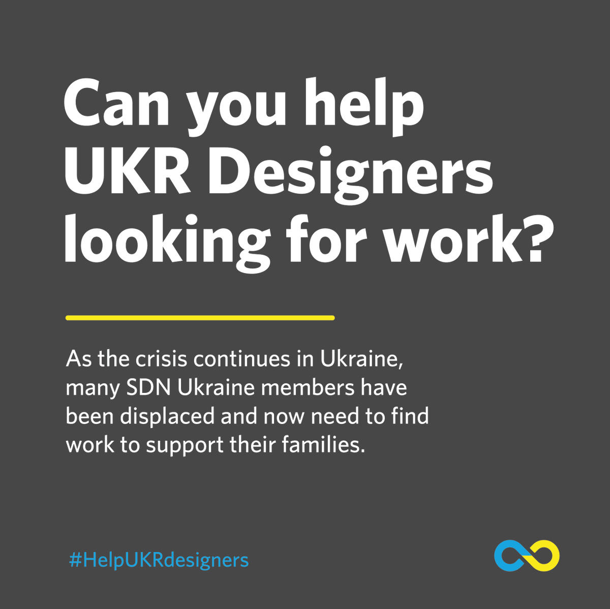 SDNetwork's tweet photo. The #ServiceDesignNetwork stands in full solidarity with #Ukraine, its people, and our community members in light of Russia's unjustified attack on Ukraine.
At such a pivotal time, neutrality is not an option. We encourage our #designcommunity to take action and help Ukraine! https://t.co/ECr5NXZpVJ