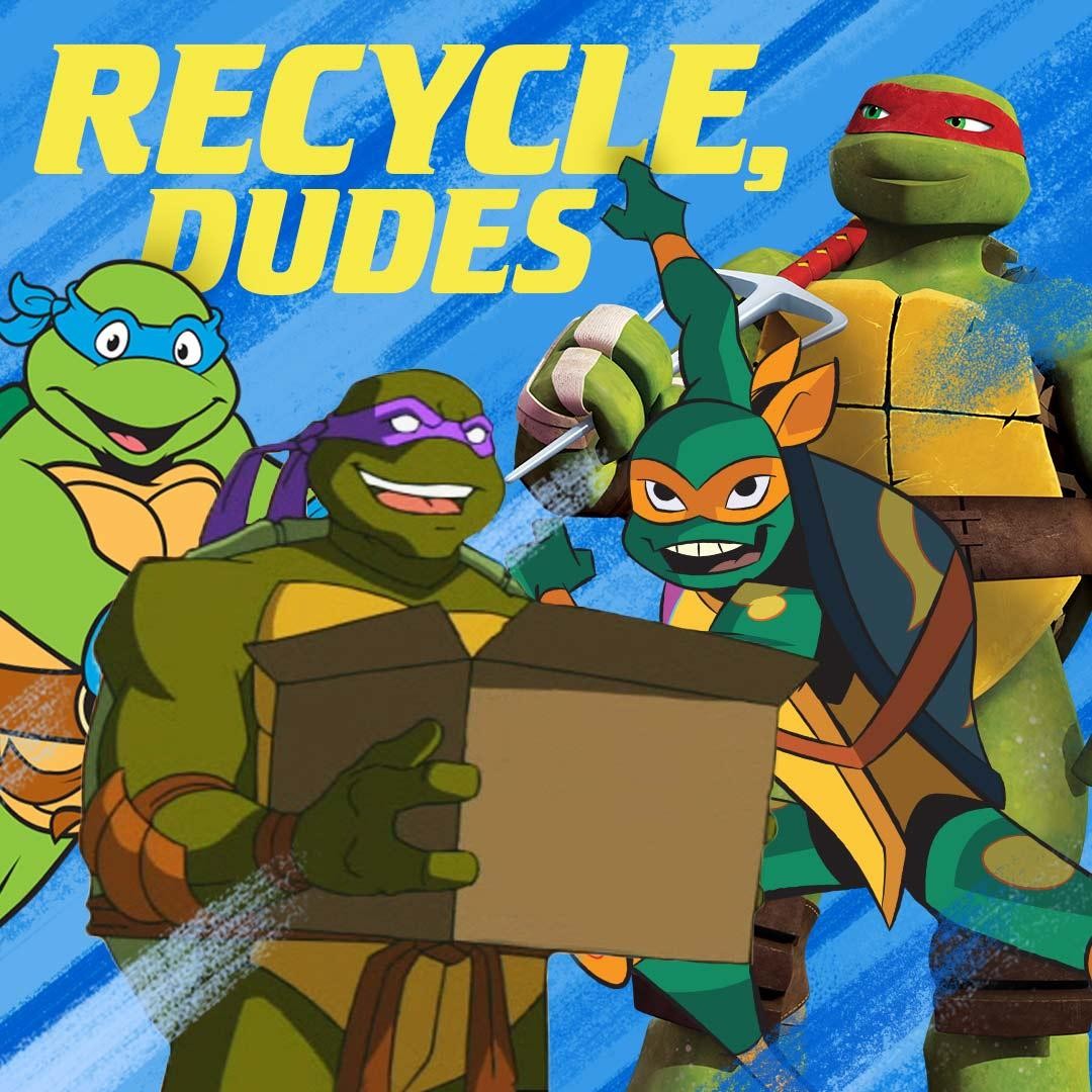 TMNT's tweet photo. Earth Day, dudes. https://t.co/CufNElG0Py