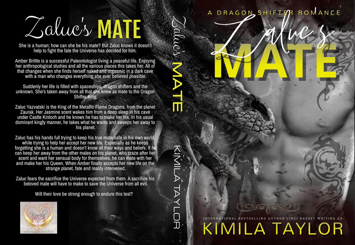KimilaTaylor's tweet image. ZALUC’S MATE
She is a human; how can she be his mate? But Zaluc knows it doesn’t help to fight the fate the Universe has decided for him.
books2read.com/KT-ZalucsMate
#Dragonshifter #ParanormalRomance #NSFW
