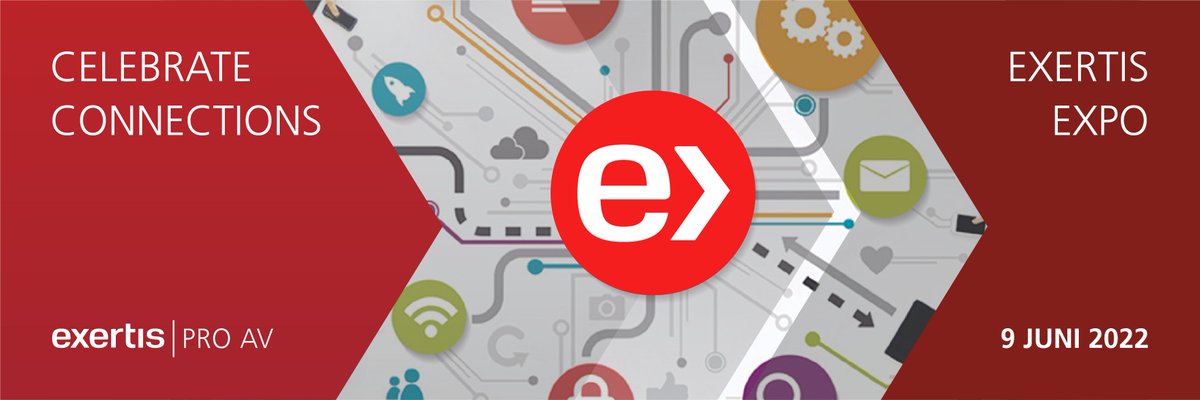 ExertisProAV_NL's tweet photo. De Exertis Expo 2022 op 9 juni a.s. mag u niet missen!
Midden in het centrum van Breda brengen wij u samen met onze vendoren op de hoogte van de nieuwste ontwikkelingen. Registreren doet u eenvoudig via: https://t.co/Q08SqfOh50 https://t.co/R32TMCWN0I