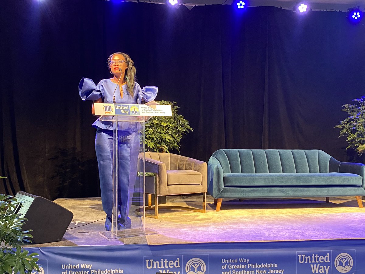 Welcome welcome the incredible <a href="/RakiaReynolds/">Rakia Reynolds</a>! Thank you for kicking off the day with such brilliant energy. #PhillySJUnited #OpportUNITYSummit