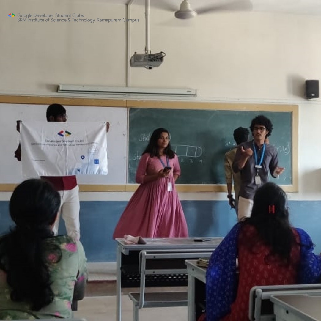 dscsrmrmp's tweet photo. ✨GDSC team spotted in campus! ✨
☁️Pitching in classes for the event, 'Google Cloud Ready Program'. ☁️
Are you ready for this 🔥 ?
#gdsc #GoogleCloud #googlecloudready #googleswags #cloudcomputing #student #cloud #qwiklab #technology #GoogleDeveloperStudentsClub https://t.co/di5LvsuX7L