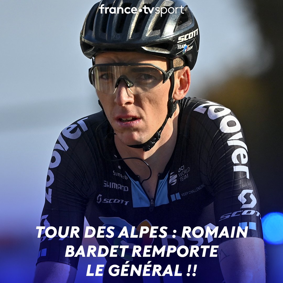 francetvsport's tweet image. 🏆🇫🇷 Journée faste pour le cyclisme français ! 

✅ Thibaut Pinot gagne une étape après plus de 1000 jours sans victoire 
✅ Romain Bardet remporte le classement général 

👉 bit.ly/TourDesAlpes-E…