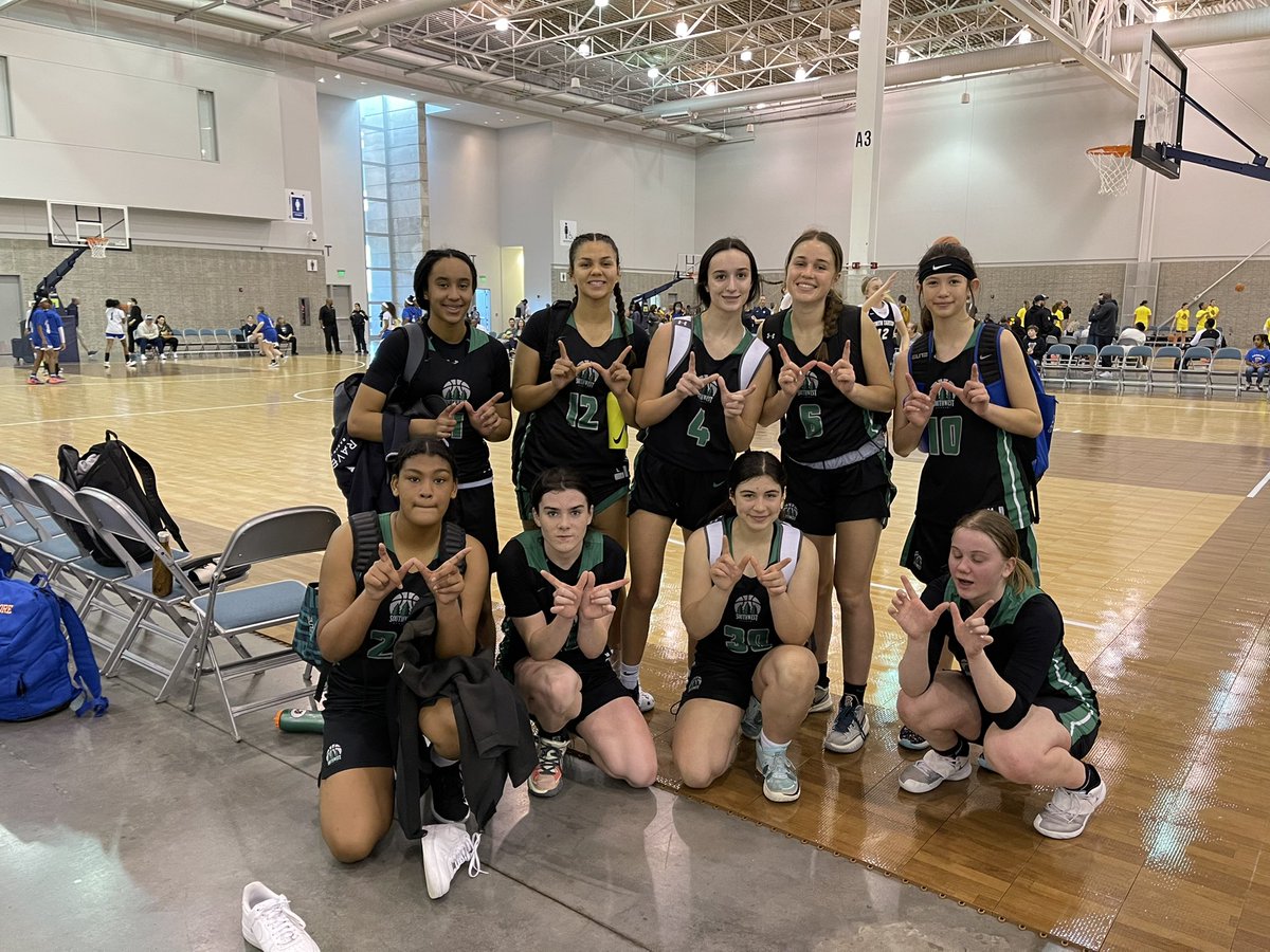 swacademywbb's tweet photo. Double Overtime Win v NJ Rise to open Boo Williams for our Southwest Academy 15U ladies 🌲🌲🌲 https://t.co/uyXg7uLnQQ