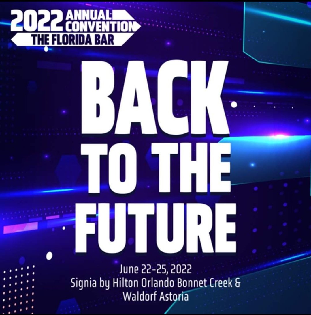 TheFlaBar's tweet image. 𝐂𝐎𝐔𝐍𝐓𝐃𝐎𝐖𝐍 𝐓𝐎 𝐓𝐇𝐄 𝟐𝟎𝟐𝟐 𝐅𝐋𝐎𝐑𝐈𝐃𝐀 𝐁𝐀𝐑 𝐀𝐍𝐍𝐔𝐀𝐋 𝐂𝐎𝐍𝐕𝐄𝐍𝐓𝐈𝐎𝐍: 2 Months!

Guess what? As of TODAY, registration is now open for the 2022 #FLBarAnnualConvention! 💪🏻  ⚖️ 

Just gonna leave this here ... 😎 

FloridaBar.org/AnnualConventi…