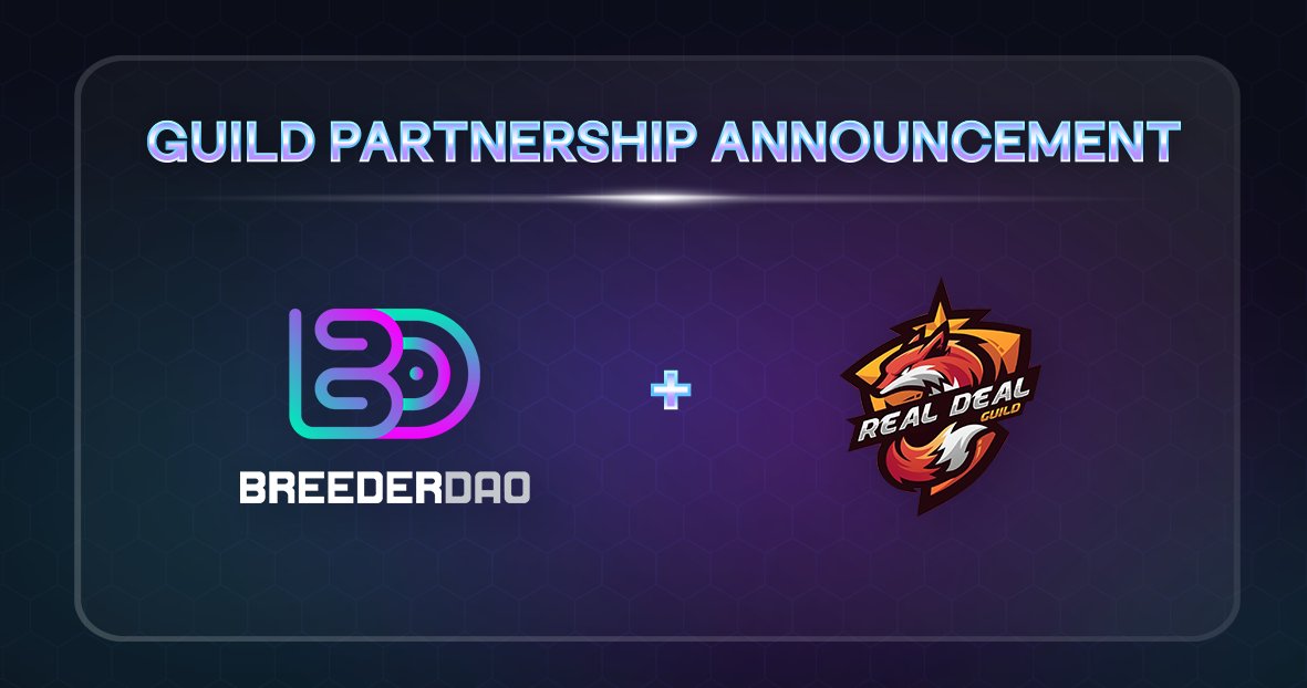 🤝🛡 Guild Partnership Announcement🛡🤝

We are pleased to announce our partnership with <a href="/realdealguild/">Real Deal Guild</a> - a guild which aims to Play, Earn and Enjoy. While collaborating with different Non-fungible Token (NFT) projects.

💻: realdealguild.io
👾:discord.com/invite/realdea…