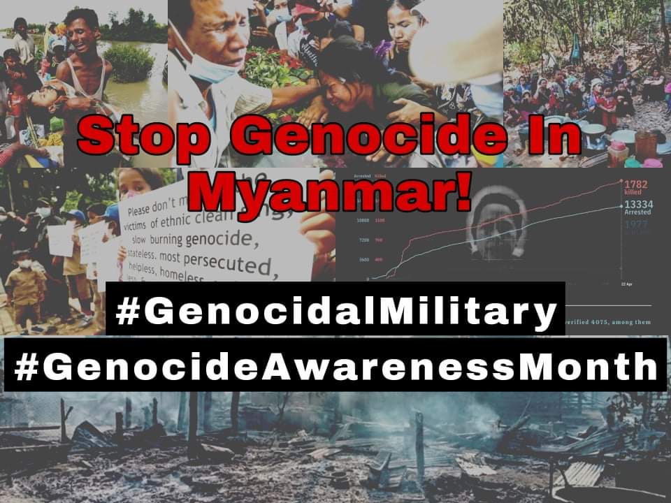 b3rry_y's tweet photo. The murderer GEN is taking advantage on International failure to commit genocide, which has been committed since the past decade &amp; is set to continue. So, @ICJ_org &amp; community must act as soon as possible rather than warn for them.
#GenocideAwarenessMonth
#GenocidalMilitary https://t.co/qEF69Jxiax