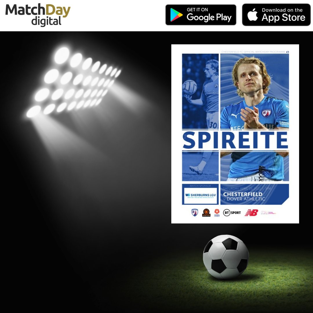 With <a href="/DoverAthletic/">Dover Athletic FC</a> sitting firmly at the bottom of the table, can <a href="/ChesterfieldFC/">Chesterfield FC</a> take the win to help their promotion hopes? Download your digital matchday programme, now available on <a href="/MatchdayDigital/">MatchDay digital</a>.  #teamhopes #footballpassion #digitalmedia
