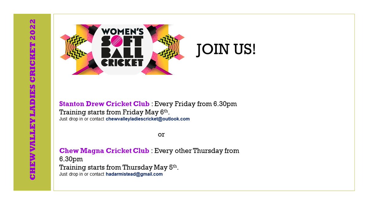Chew Valley Ladies Cricket tweet media