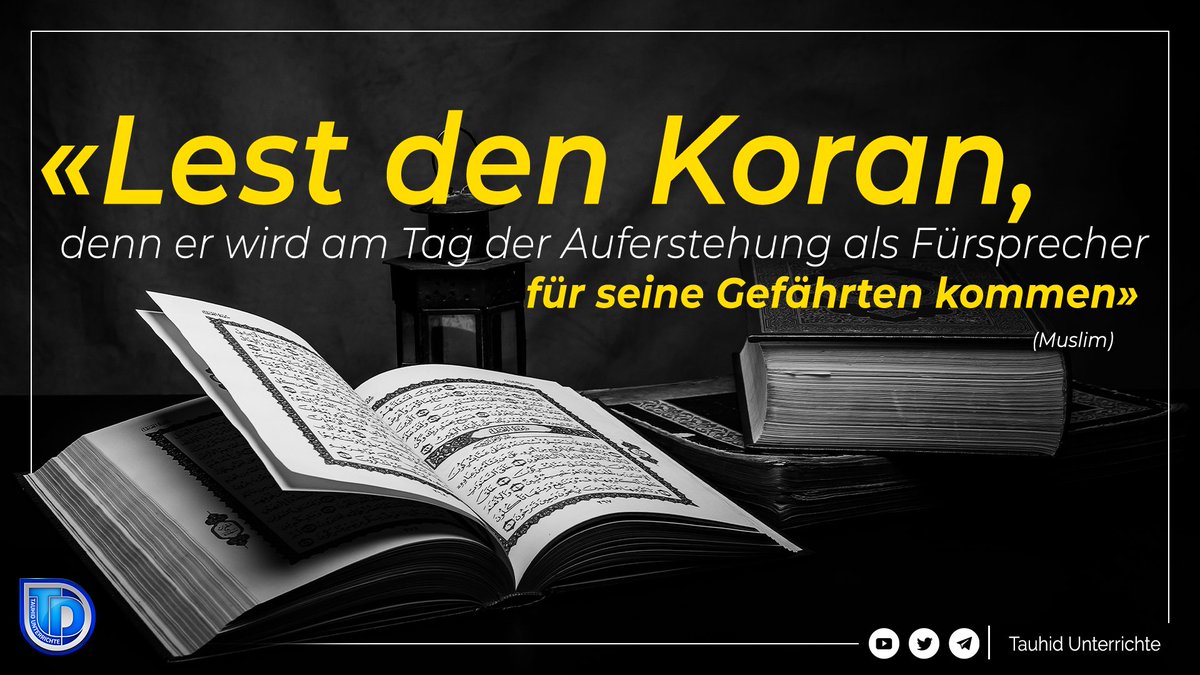 Tauhid Unterrichte (@tauhidde_) on Twitter photo 