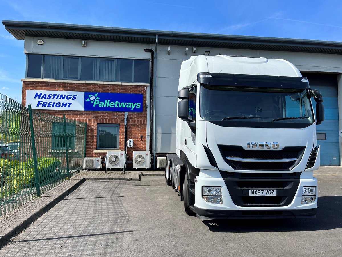 Look what has arrived, can’t wait to get it wrapped and on the road #HappyFriday #Logistics #NewVehicle