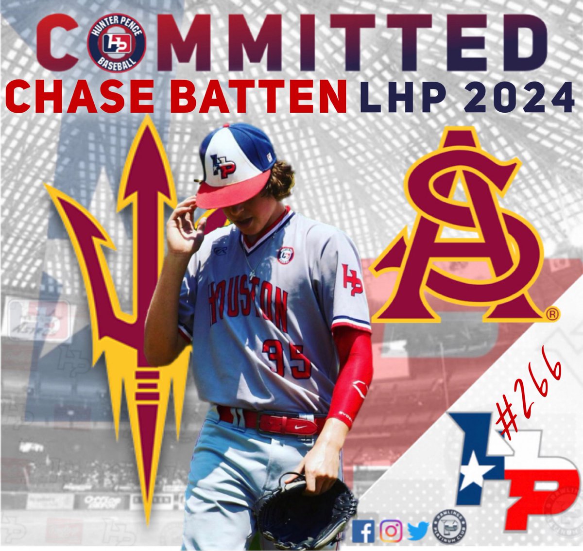 First I would like to thank God for all the opportunities he has given me. Next I would like to thank my parents, coaches,friends and teammates. I am happy to announce my commitment to Arizona State University !!!@ASU_Baseball @HPbaseball3 @HPac2019 <a href="/fosterfalconbb/">Foster Baseball</a> <a href="/williebloom/">Willie Bloomquist</a>