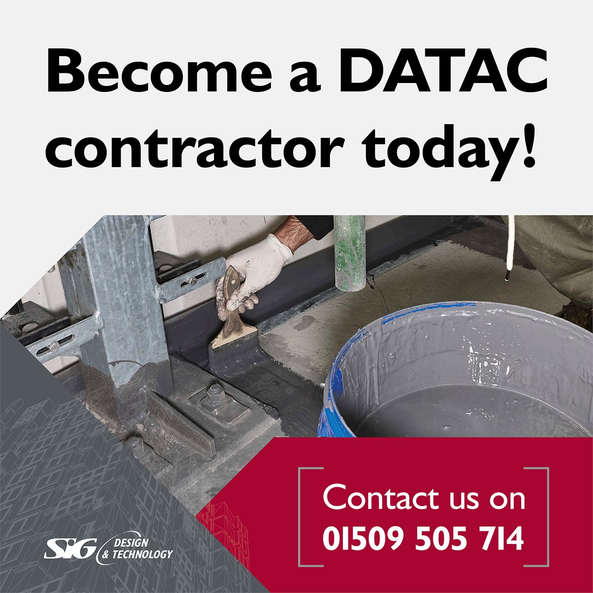 Our DATAC members have access to a special range of SIG D&T high performance roofing products and system guarantees. Want to get in on it?..... Find out how to become a DATAC member today by contacting us on 01509 505714 or visit our website bit.ly/3ttH15N