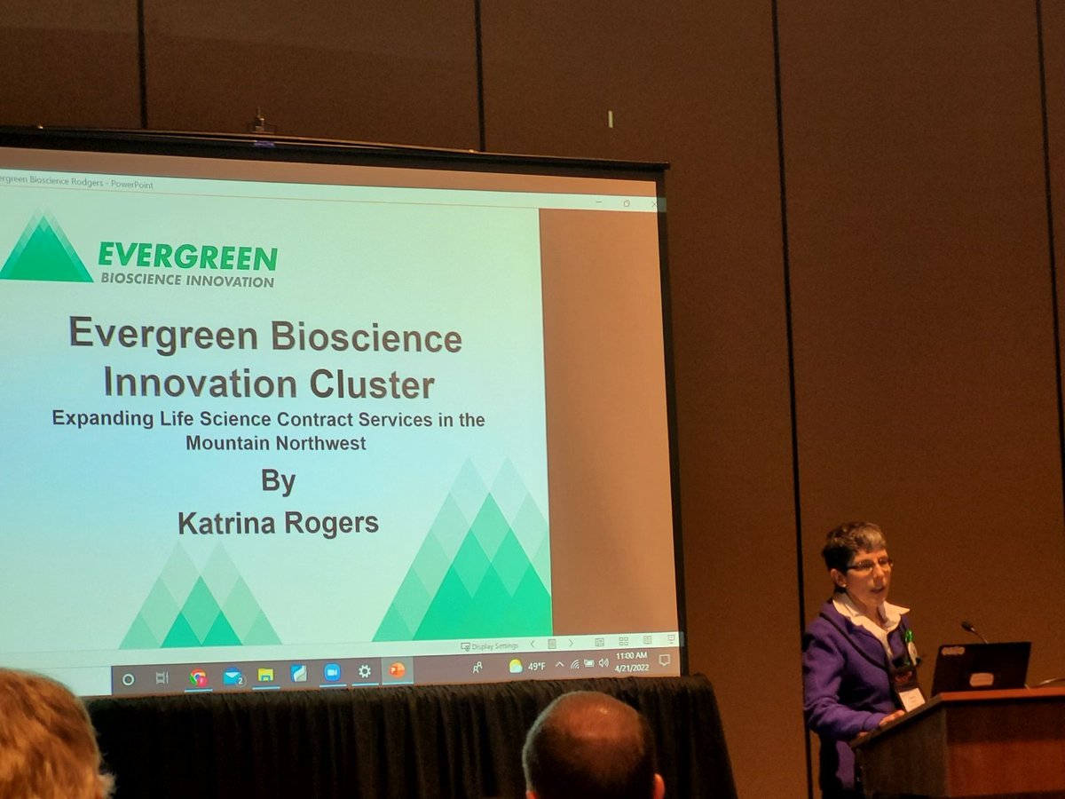 TweetKatrinaR's tweet photo. Presenting the innovation cluster to founders and funders at the @LifeScienceWA Life Science Innovation Northwest yesterday. Join us to participate in the Life Science East/West Summit on June 30th!
#EvergreenBio #LifeScience #science #innovation #Northwest #Seattle https://t.co/5zdIm3IhqK