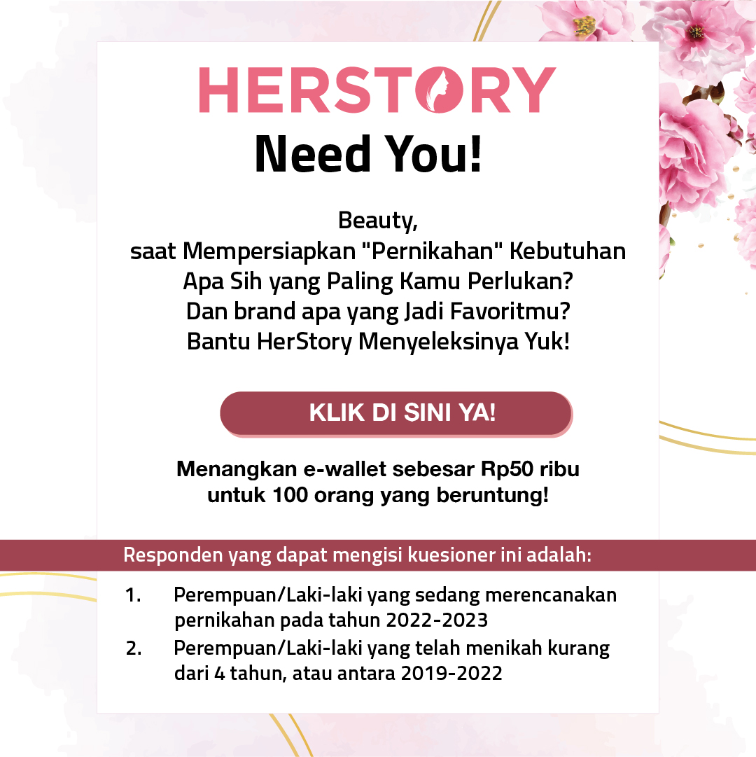 herstory_coid's tweet photo. Beauty, HerStory mau mengadakan awarding tentang pernikahan, nih. Bantu HerStory cari brand terfavorit untuk pernikahan yuk, isi kuesionernya di sini ya:
https://t.co/nUH1ID03db
Ada e-wallet juga menantimu lho, untuk 100 orang yang beruntung!
@titipsurvei #ovogratis #gopay #kuis https://t.co/zL5SPj01BO