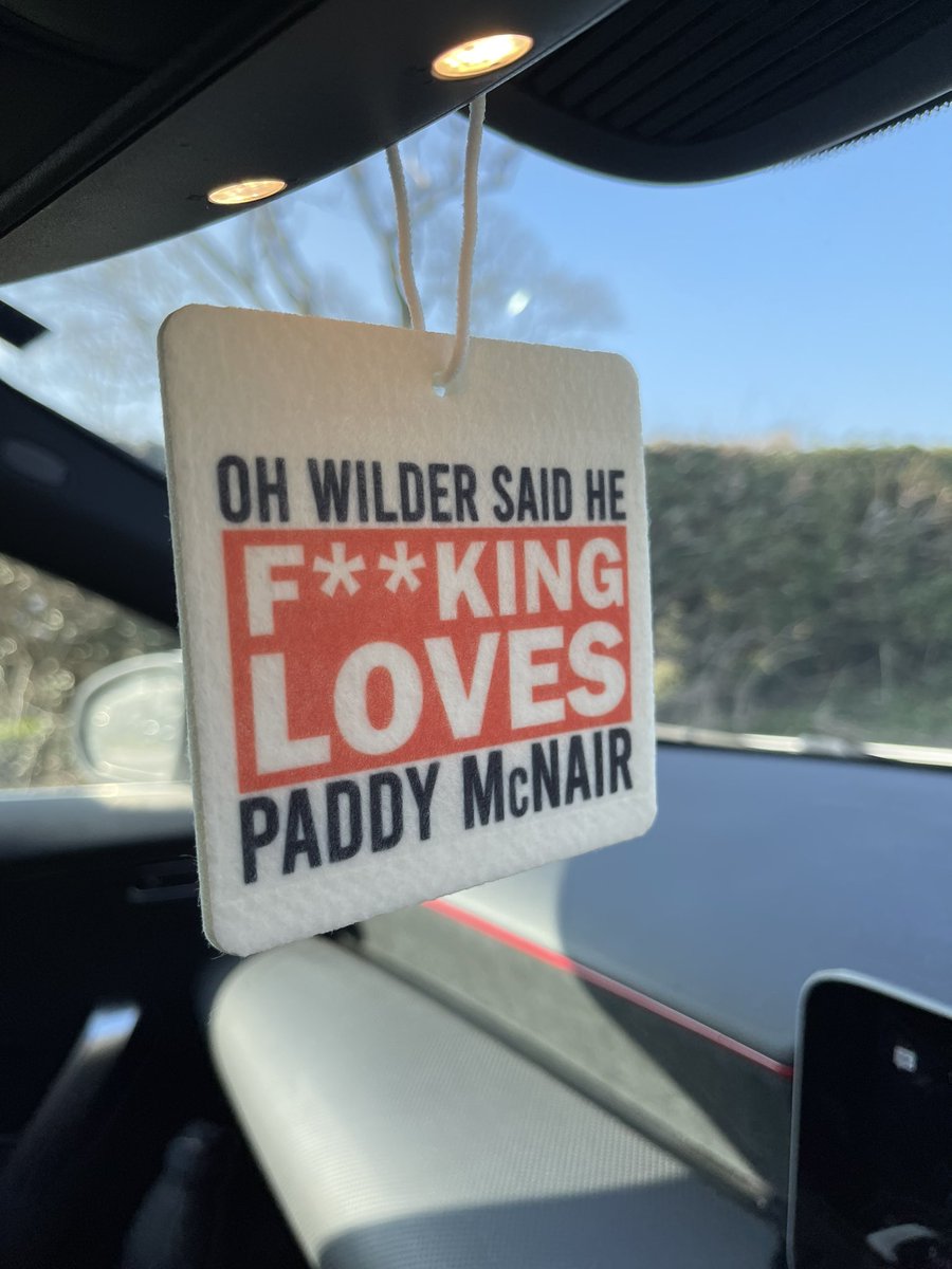 DesignsBoro's tweet photo. Oh Wilder Said, he’s ‘all in’..

But he also still loves Paddy.

Air fresheners available here: https://t.co/uIheQXwjQR

#utb #mfc #Boro #wilder #teesside https://t.co/IykbrTVcOo