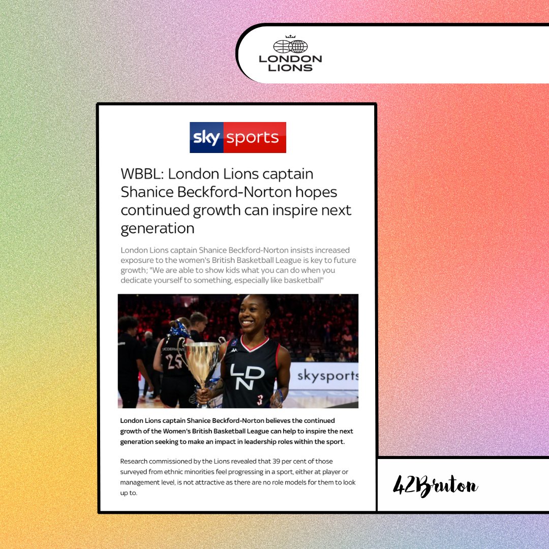 It’s been an incredible week for our client the <a href="/LondonLions/">London Lions Basketball</a> – with coverage secured across several publications including <a href="/SkySportsNews/">Sky Sports News</a>, <a href="/BBCRadioLondon/">BBC Radio London</a> &amp; the <a href="/Independent/">The Independent</a>! 

Read how the team are #inspiring the next generation of #basketball stars ⬇️
independent.co.uk/sport/british-… 🏀
