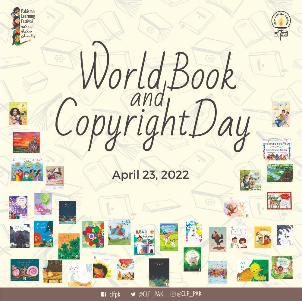 itacecorg's tweet photo. Celebrating #WorldBookandCopyrightDay!
ITA @CLF_Pak are proud to have published multiple books, including adaptations of intl books under #PakistanLiteracyProject to promote reading among children.

Order: https://t.co/Wv2XMU1bI1

@RoomtoRead @CLC_Lahore @BaelaJamil @press_oxford https://t.co/wvF9EmN9zC