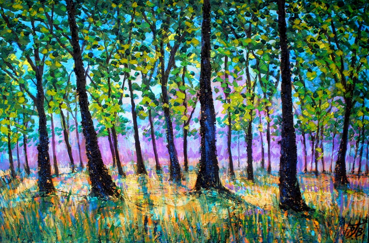 paulbest2's tweet photo. I am dropping off my painting 'New Forest Walk IV ' for exhibition and for sale in the St Barbe Gallery and Museum open exhibition today. The exhibition opens on 30th April and runs until 11th June. There will be work exhibited by 80 local and regional artists.
#stbarbe #Artists https://t.co/aqhKOsklGw