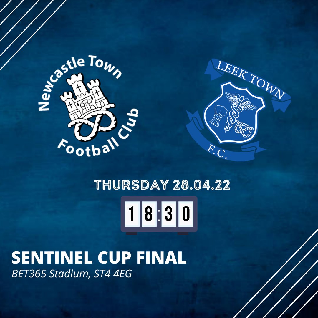 Thursday 28th, our U17s will take on Leek Town in the Sentinel Cup final at the BET365 Stadium.

More details will be on our website