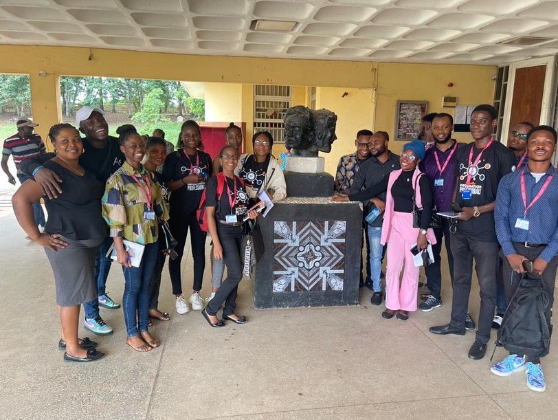 LeadcityIB's tweet photo. 200 level students at the National Museum of Unity, Ibadan. https://t.co/EkSojaPpqc