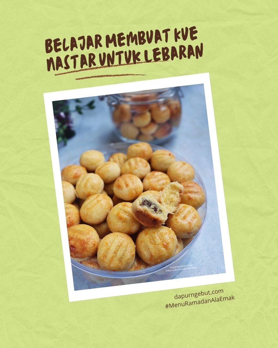 EmakRiweuh's tweet image. Belajar Membuat Kue Nastar untuk Lebaran
dapurngebut.com/2022/04/belaja…
@Emak2Blogger #MenuRamadanAlaEmak #ramadanemak2blogger #emak2blogger