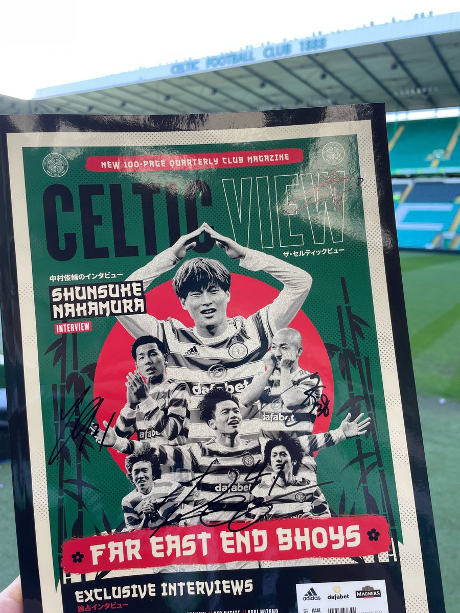 Celtic View (@celticview) on Twitter photo โผ๏ธ ๐๐๐ ๐ ๐๐๐๐๐๐ ๐๐๐๐๐๐ ๐๐๐๐ โผ๏ธ
โ๏ธ๐ฏ๐ต To win this special Celtic View signed by Kyogo, Maeda, Hatate and Ideguchi just ๐๐จ๐ฅ๐ฅ๐จ๐ฐ our Twitter and ๐ซ๐๐ญ๐ฐ๐๐๐ญ ๐๐ง๐ ๐ฅ๐ข๐ค๐ this post.
๐คYou have one week, with the winner announced next ๐
๐ซ๐ข๐๐๐ฒ. โผ๏ธ ๐๐๐ ๐ ๐๐๐๐๐๐ ๐๐๐๐๐๐ ๐๐๐๐ โผ๏ธ
โ๏ธ๐ฏ๐ต To win this special Celtic View signed by Kyogo, Maeda, Hatate and Ideguchi just ๐๐จ๐ฅ๐ฅ๐จ๐ฐ our Twitter and ๐ซ๐๐ญ๐ฐ๐๐๐ญ ๐๐ง๐ ๐ฅ๐ข๐ค๐ this post.
๐คYou have one week, with the winner announced next ๐
๐ซ๐ข๐๐๐ฒ.