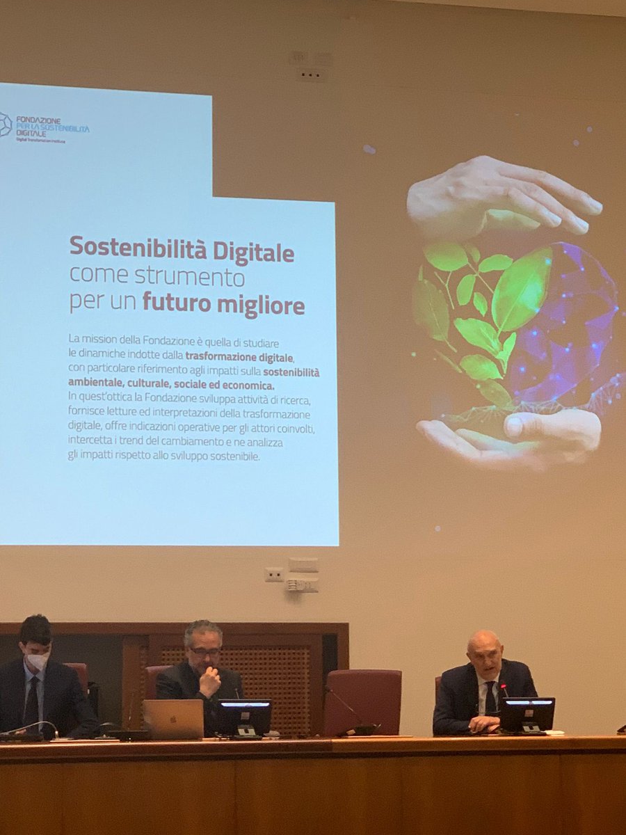 DigiTInst's tweet photo. "La Fondazione per la Sostenibilità Digitale nasce perchè innovazione, digitale e sostenibilità sono concetti inscindibili se si vuole costruire un domani moderno, pacifico e sostenibile a livello ambientale, sociale, economico e culturale"
@luc_guglielmi
#DiSI22 https://t.co/sJA3BmqpkU