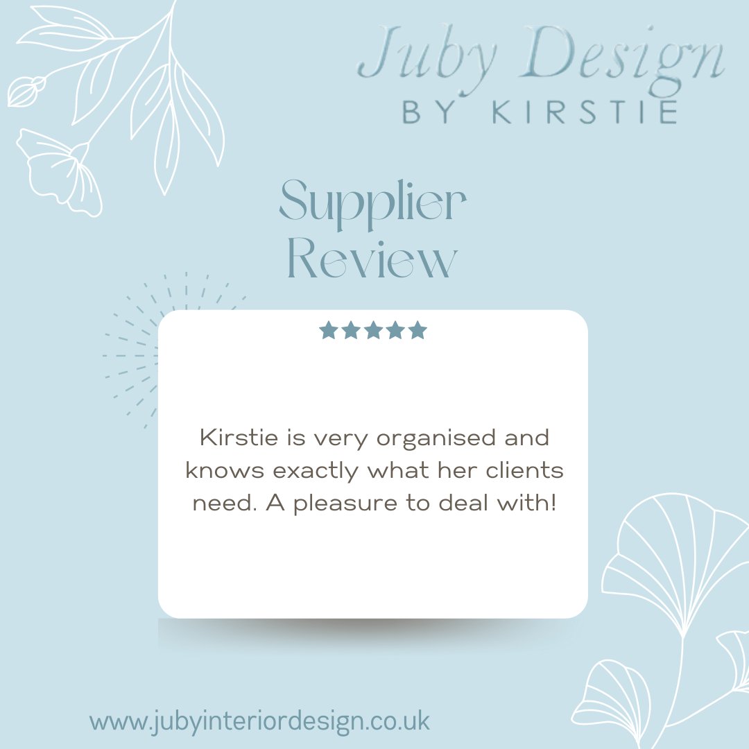 JubyDesign's tweet photo. I don’t just receive kind words from my customers! Today’s review actually comes from a supplier @IHBristol1 (I HFlooring Ltd)
It’s so important that I work with fantastic suppliers and tradespeople to ensure that my projects go without a hitch. https://t.co/vTeaReFF4z