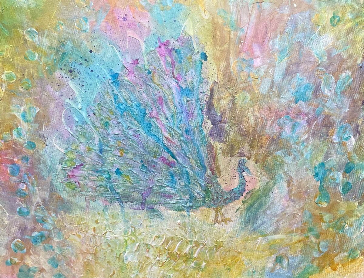 Day37: The peacock said “Je suis cool.”

チャレンジ37日目:「俺イケてる」

#abstractart #ContemporaryArt #painting #抽象画 #絵描きさんと繋がりたい