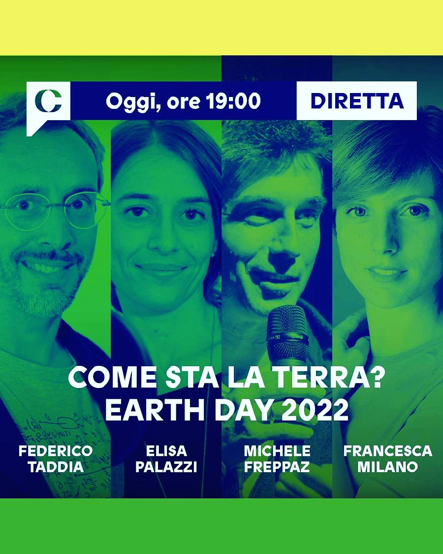 FedericoTaddia's tweet photo. Oggi, dalla parte del Pianeta.
Diretta Ig dalle 19.
#BelloMondo https://t.co/CbSoo04OiG