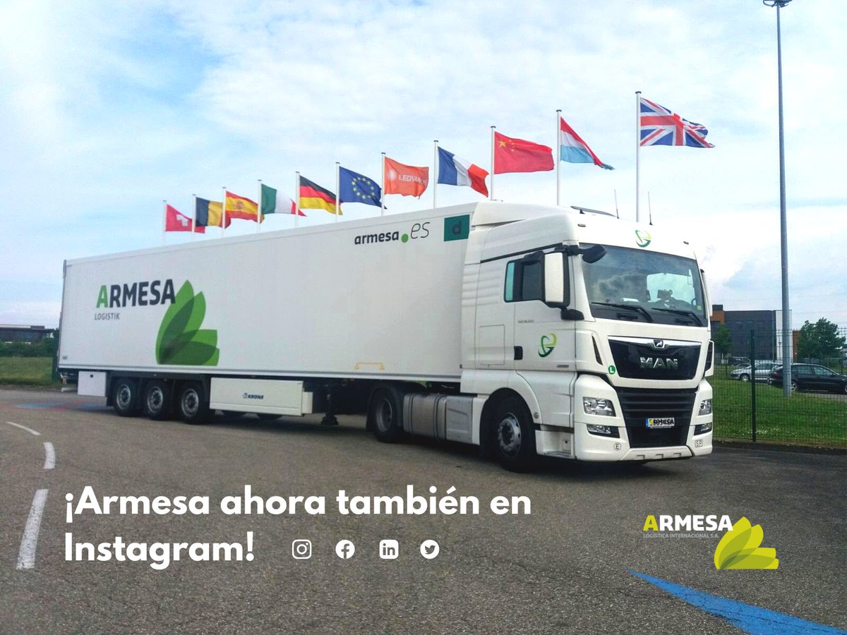 Armesa_logi's tweet photo. ¡Más dinámico!💫

¡Más visual!👁

¡Más actualizado!📲

¡Armesa logística ya está accesible para toda la comunidad de #instagram!

Búscanos como @armesalogistica para estar al tanto de novedades del sector, actualizaciones de la empresa y más publicaciones de interés.

¡Seguimos! https://t.co/ctqtFpJQjV