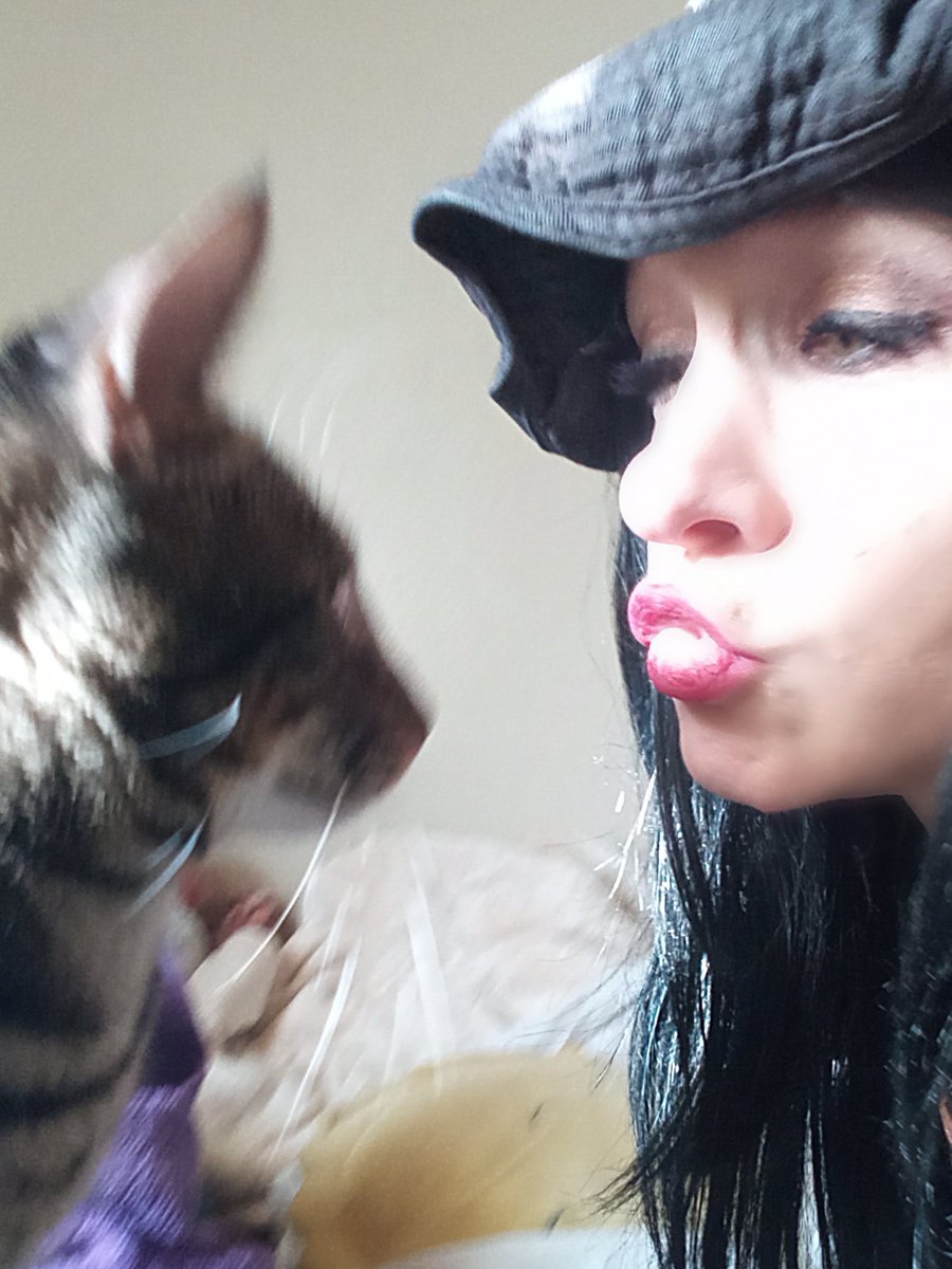 BresiCheryl's tweet photo. Good thing #kittymeow loves me and don't care what I do to be me. XOXO
#KittyLove https://t.co/sXuHOZtvIM