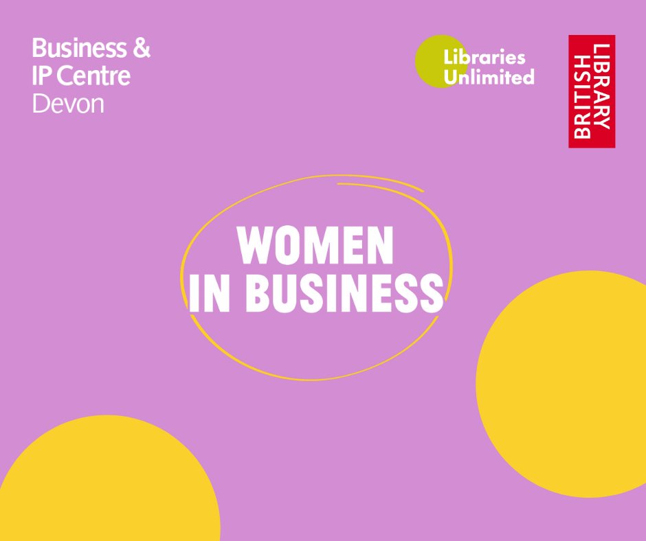 Torbay Libraries (@torbaylibraries) on Twitter photo Have you signed up to the <a href="/BIPCDevon/">BIPC Devon</a> Women in #Business course yet? 👇
12-weeks worth of FREE #webinars, workshops and advice, built and delivered by women who want to empower others 💪
Click the link for more details 👉 bipc.librariesunlimited.org.uk/women-in-busin… <a href="/Torbay_Hour/">#TorbayHour</a> <a href="/Torbay_Council/">Hito Prajapati</a> Have you signed up to the <a href="/BIPCDevon/">BIPC Devon</a> Women in #Business course yet? 👇
12-weeks worth of FREE #webinars, workshops and advice, built and delivered by women who want to empower others 💪
Click the link for more details 👉 bipc.librariesunlimited.org.uk/women-in-busin… <a href="/Torbay_Hour/">#TorbayHour</a> <a href="/Torbay_Council/">Hito Prajapati</a>