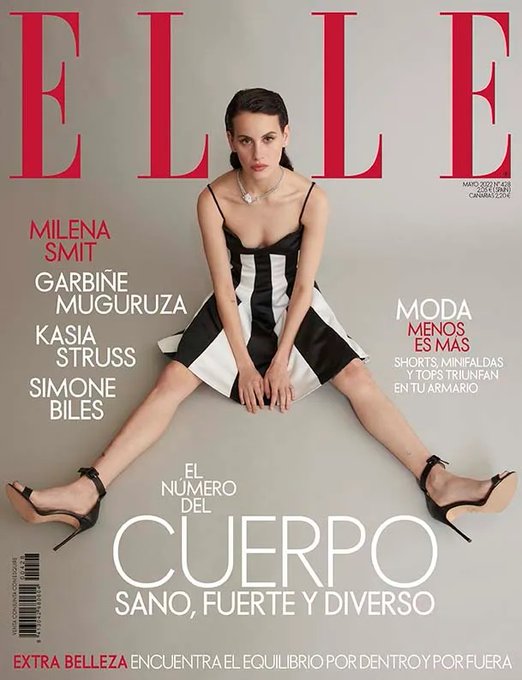#elleespaña #ellespain de mayo #covers #portadasderevistas