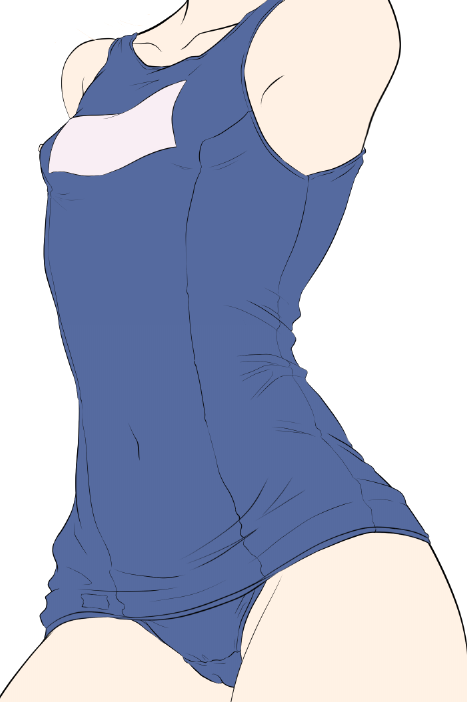 またスク水描いてる 